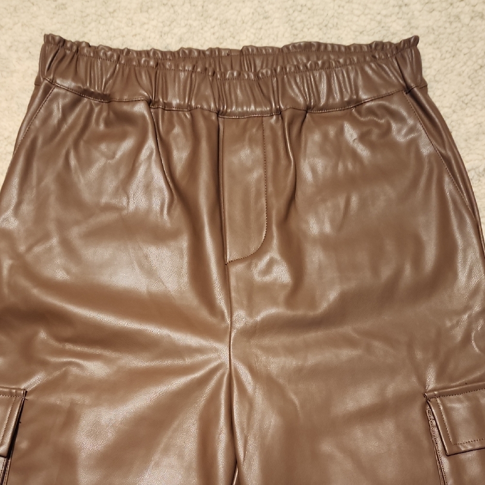 Very J Brown Wide Leg Pants